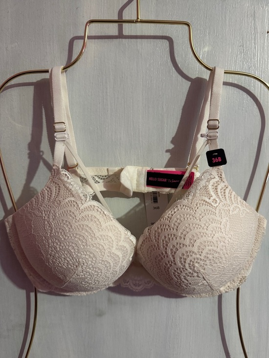 La SENZA Other - La SENZA Lace Double Cup Push-up Bra in Cream